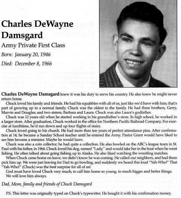 Charles D Damsgard